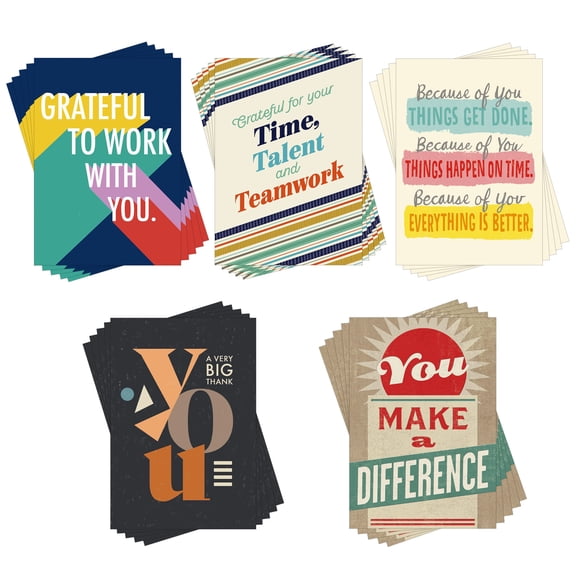 Hallmark Business Bulk Assorted Employee Appreciation Cards (Star Qualities), 25 ct.