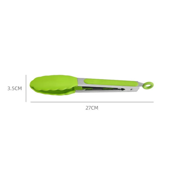 Pinzas De Cocina Con Punta De Silicón - Acero Inoxidable Resistente Al Calor 230 C Ideal Para Asar Servir Y Cocinar Sin Rayar Tus Utensilios Diseno Ergonomico Con Anillo De Cierre Practico