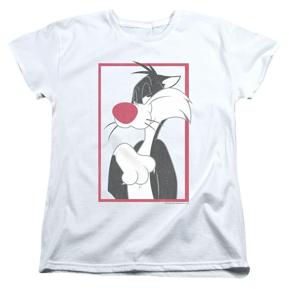 Looney Tunes Sylvester S/S Women's T-Shirt White