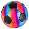 thumbnail image 1 of KAKOWELY Rainbow Soccer Novelty Racing Rainbow Soccer Playground Soccer Ball Football Small Sports Soccer Ball Portable Football Prop for Training8.46"X8.46"X8.46", 1 of 5