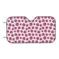 thumbnail image 6 of Lsque Hand Drawn Strawberry Car Windshield Sun Shade | Accordion Folding Style Auto Shade for Car Truck SUV Van | Blocks UV Rays Sun Visor Protector | Small, 6 of 7