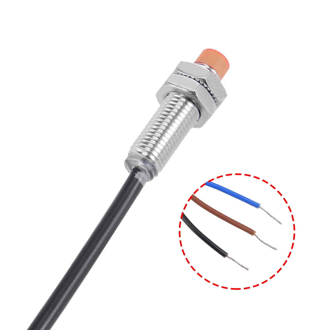 PR08-2DP 2mm Detection Inductive Proximity Sensor Switch PNP NO DC 12-24V