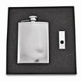 thumbnail image 1 of FB Jewels 6 oz. Stainless Steel Flask & Money Clip Gift Set, 1 of 2