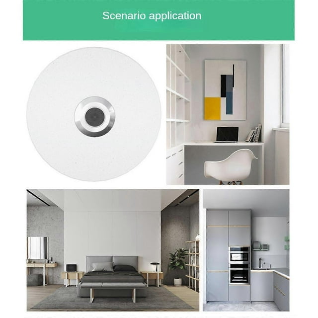 RGB Ceiling Lamps Smart Modern Ceiling Lighting Music Remote Application Control Bluetooth Speaker Indoor Decor 26cm