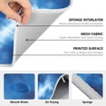 thumbnail image 3 of Ryvnso Tie Dye Blue Print Dish Drying Mat for Kitchen Countertop 18x24 Large Dish Pad Drainer Rack Dish Sink Mats, 3 of 7
