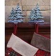 thumbnail image 3 of LuLu Decor, Cast Iron Decorative Christmas Double Tree Stocking Holders, Solid, Beautiful, Set of 2 Stocking Hangers, Measures 6" x 4.5"(Double Tree), 3 of 7