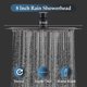 thumbnail image 3 of Duchador Irfora Cabezal de ducha de lluvia redondo de 8 pulgadas G1/2 Cabezal de ducha de alta presión Cabezal de ducha giratorio de baño Reemplazo de cabezal de ducha de lluvia de baño de acero inox Irfora Duchador, 3 of 7