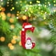 thumbnail image 5 of Adornos navideños, adornos navideños, regalos navideños, árbol de Navidad acrílico 2D, colgante de 26 letras, regalo decorativo, colgantes para fiestas navideñas familiares, objetos colgantes, 5 of 6