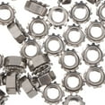 thumbnail image 4 of UPOUART 50Set Lock Nut Stainless Steel Hexagonal Hardware Fastening Silver, 4 of 8