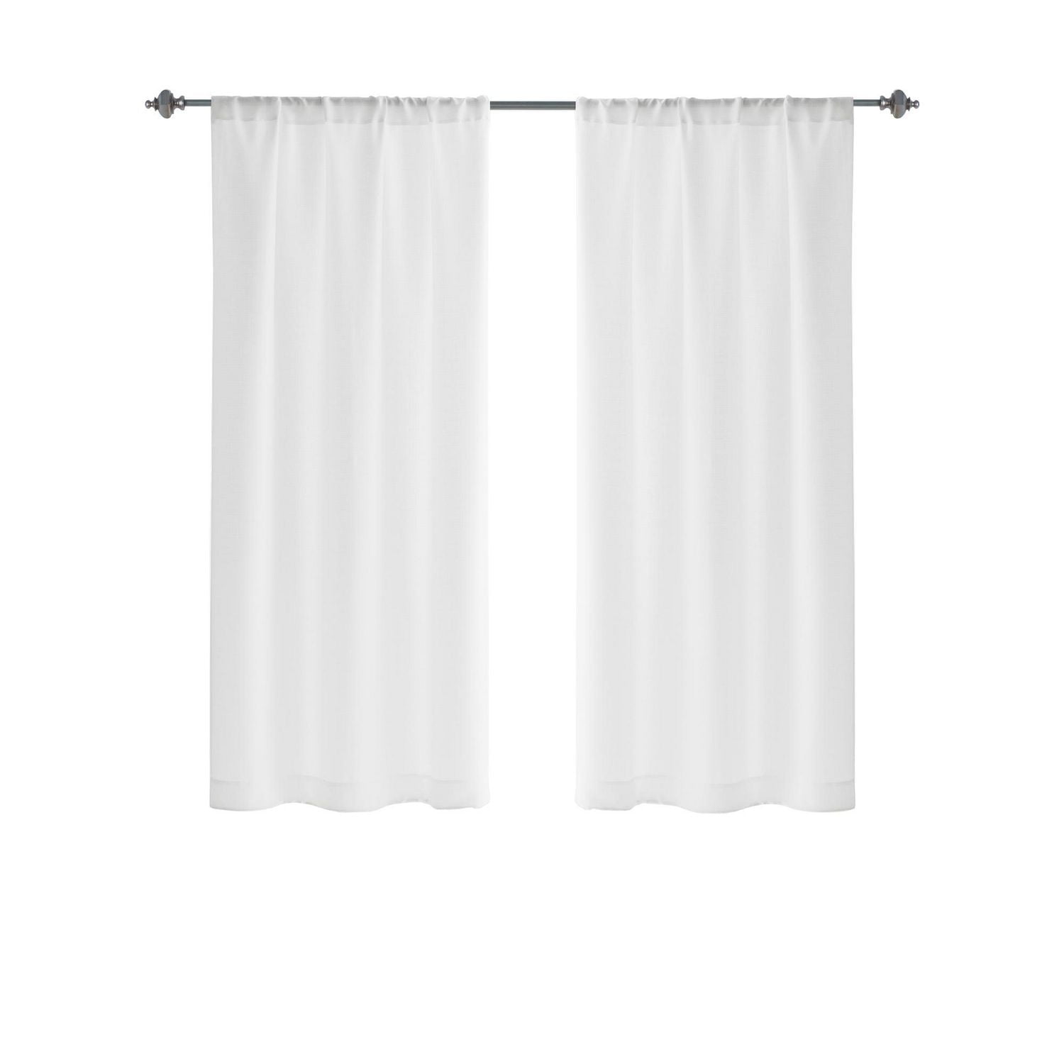 Panneau de fenêtre à passe-tringle solide 63 po Tille Mainstays 1 panneau, 40" x 63"