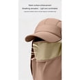 thumbnail image 4 of SGFCWSX Sun Hats for Men,UPF 50+ Protection Quick-Dry Removable Neck Cape Summer Outdoor Hat Khaki, 4 of 6