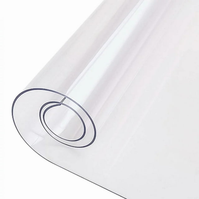 WHEANG 1mm Thick Oil Proof Clear Table Cover Table Protector For Dining Room Table Clear Table Cloth Cover Mat Pad Desk Protector Home Decor (40*60cm)