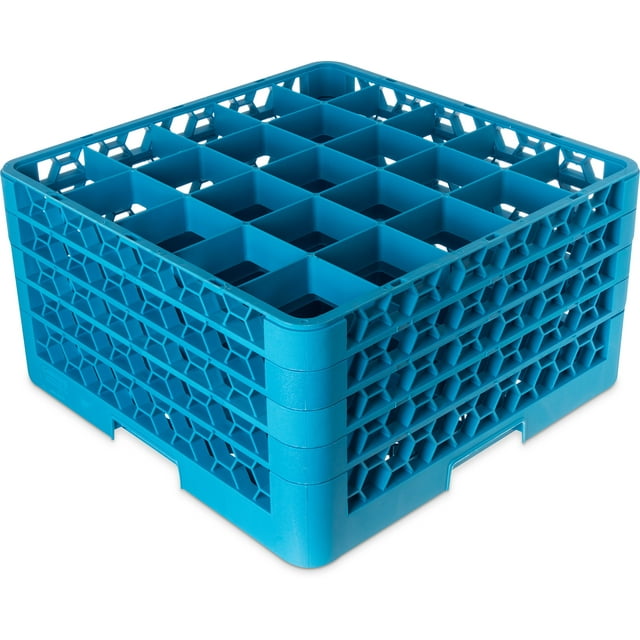 Estante de vidrio Carlisle FoodService OptiClean con 25 compartimentos