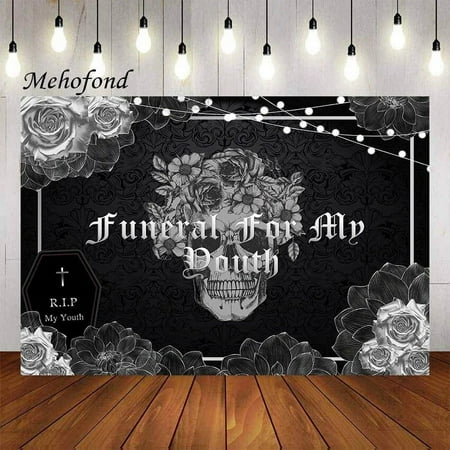 Image of Photography Background Death To My Twenties RIP My 20s Funeral for My Youth Birthday Party Decor Backdrop Photo Studio