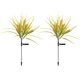 thumbnail image 3 of Lámpara Solar para césped y jardín, luz LED para exteriores de arroz, que dura hasta 8H, IP65, resistente al agua, 2 uds., 3 of 8