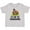 AC-Heather Grey, variant on First Thanksgiving Pilgrim Turkey Boys or Girls Baby T-Shirt
