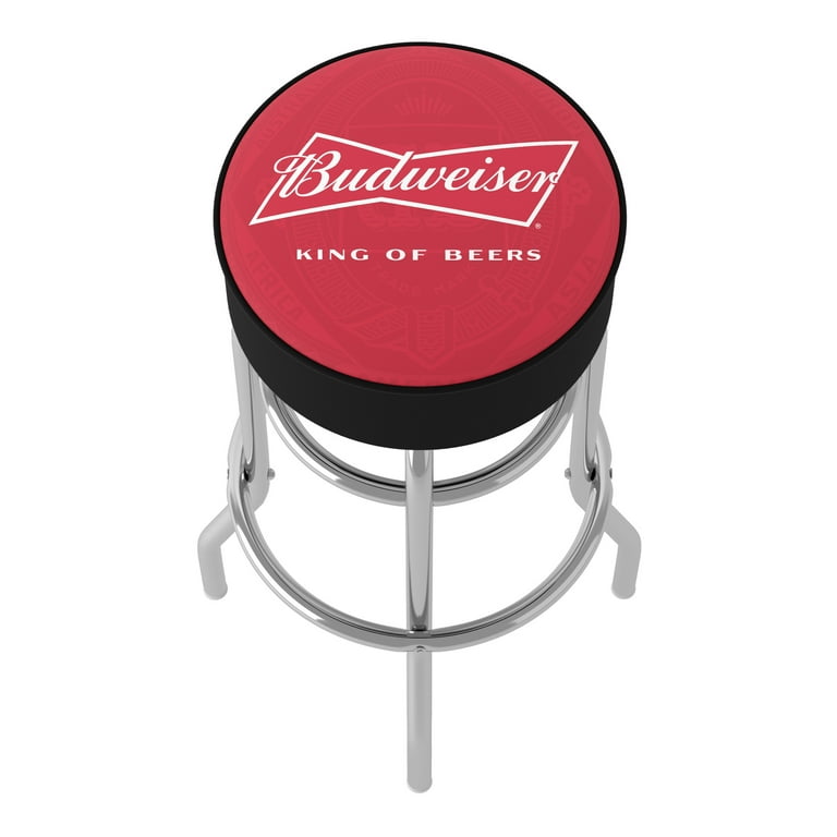 Free Shipping! Trademark Gameroom Budweiser Bar Stool with Swivel