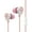 Pink, variant on Fairnull Wired Earbud High Fidelity Deep Bass Lightweight Cartoon Cat Paw 3.5mm Stereo Sports In-ear Earbud with Microphone for Doing Sports