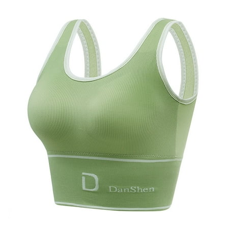 Patlollav Womens Plus Size U-Sling Sports Yoga Tank Top Bra Underwear