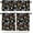 Style-6, variant on Mushroom Kitchen Curtains, Botanical Wild Herbs Leaves Valance Sets for Kitchen Windows, Mushroom Print Small Short Curtains Sets Window Treatments Valance for Kitchen Cafe, 54x24 Inch, 3 Piece