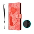 thumbnail image 4 of Dteck Wallet Case for Samsung Galaxy A15 5G / 4G 6.5-Inch, Shockproof PU Leather Magnetic Flip Cover with Card Holder, Stand Feature and Wrist Strap,Pink, 4 of 7
