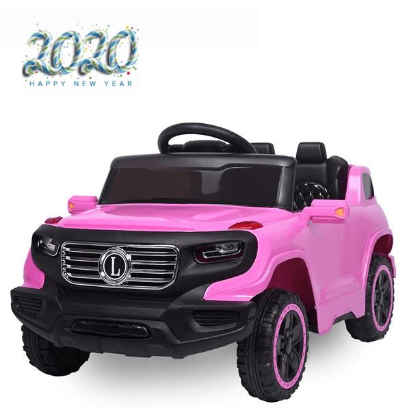 uenjoy kids ride on cars 12v electric with remote control 2 speed pink