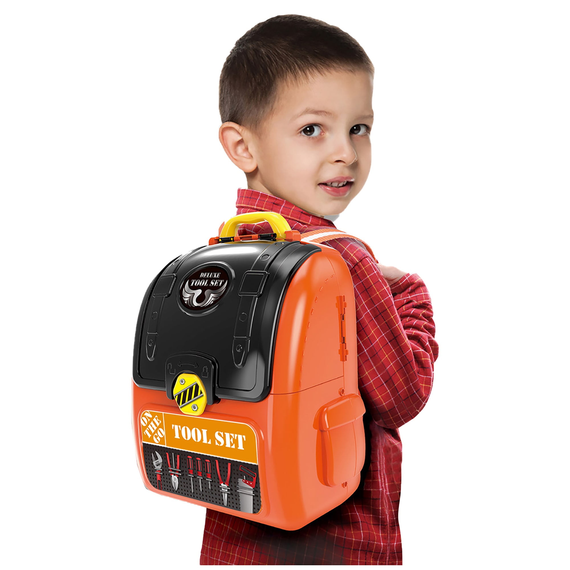 Kid Galaxy On the Go Backpack Pretend Play Tool Set