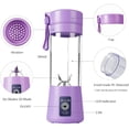 thumbnail image 4 of Vaso licuadora portátil JAMW eléctrica USB 380 ml morado claro, 4 of 5