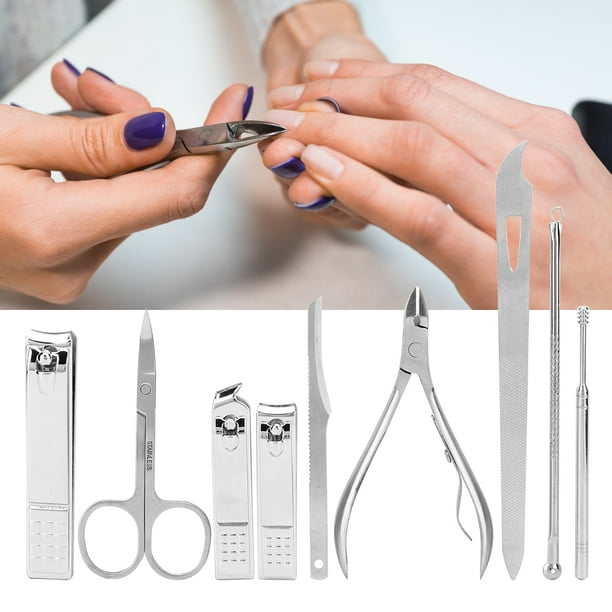 Nail Grooming Kit Wear Resistant Stainless Steel Nail Care Set