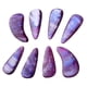 thumbnail image 4 of 8 púas de dedo Guzheng de polímero de silicona, delicadas y suaves, elásticas, profesionales, color Vía Láctea., 4 of 14