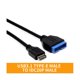 thumbnail image 3 of 30CM USB 3.1 Type-E Male to IDC20P Male Adapter Cable 20Pin Extension Cable for Computer Motherboar, 3 of 5