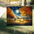 thumbnail image 4 of Hello Fall Poodle Enjoys Warm Campfire Autumn Night Bright Moon Yard Sign Poodles Dog Lover Gifts Idea Outdoor Home Lawn Garden Porch Decor - 01008, 4 of 5