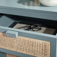 thumbnail image 2 of SAFAVIEH Devon 1-Drawer 1 Door Nightstand Blue Grey /Natural, 2 of 14