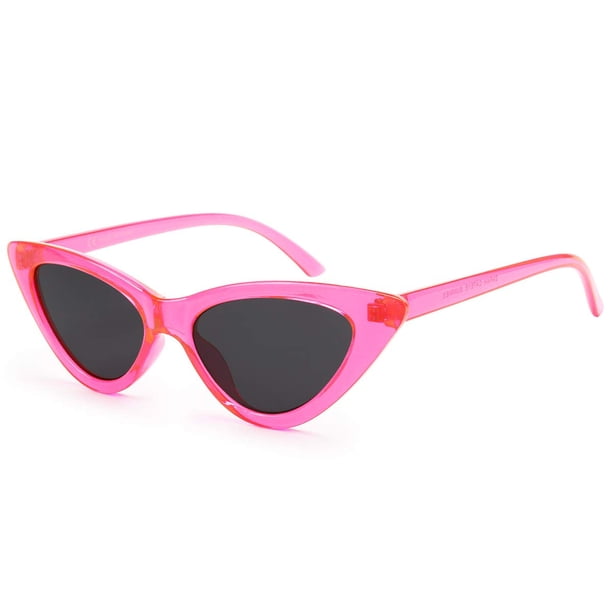 Lentes de Sol Livho Retro Vintage de Ojo de Gato Estrecho para Mujeres