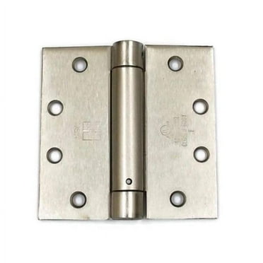 Hager 1250415.1 4 x 4 in. Full Mortise Single Acting Square Corner Spring Hinge, No. 177491 Satin Nickel