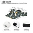 thumbnail image 2 of Disketp Flowers and Bee Sun Visors for Women Men Unisex Tennis Golf Visor Hat Adjustable Summer Hats Sport Outdoor Visor Hat UV Protection Cap, 2 of 6