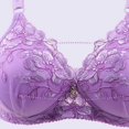thumbnail image 4 of SDNall Bras for Women Color Comfortable Hollow Out Perspective Bra Underwear No Rims, 4 of 9