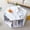 Faux Marble White, variant on Compact Marble Coffee Table, Sudica 31" Square Center Table with Stainless Steel Storage for Living Room,White