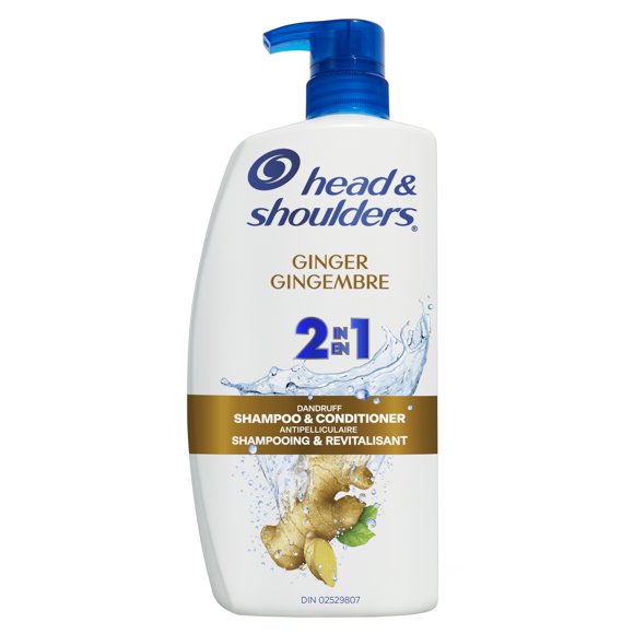 Head & Shoulders Ginger 2-in-1 Anti-Dandruff Shampoo + Conditioner, 835ML