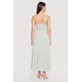 thumbnail image 3 of Women's Gauze Knit Keyhole Detail Side Slit Tiered Midi Dress, 3 of 3
