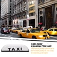 thumbnail image 3 of Techo de taxi letrero iluminado de 12v letrero de taxi cabina de taxi letrero de taxi decoración de la lámpara de taxi, 3 of 5