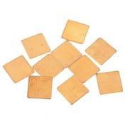 Colcolo 3x 10 Pieces Thermal Copper Pad, 0.59x0.59x0.02inch