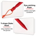 thumbnail image 7 of Hengguang 22Pcs Camping Aluminum Tent Stakes Set, 12 Non-Rust Tent Stakes, 7 Inches, with 4 Red Tensioners,4 Guylines,1 Orange Puller,1 Black Storage Bag, 7 of 7