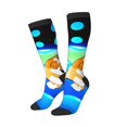 thumbnail image 2 of Saiise Bluey Funny Socks Men Women Boys Kids Adults Novelty Graphic Crew Tube Socks Crazy Design Casual Dress Socks for Sports,Running,Travel, 2 of 7