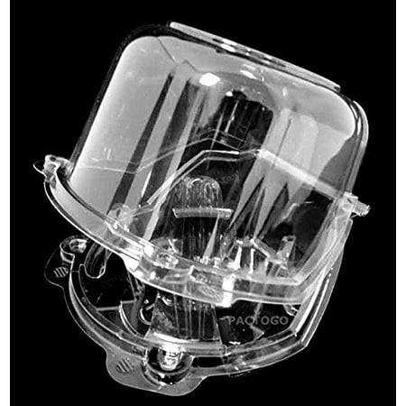 Lindar Small Clear Plastic Single Individual Serve Cupcake Muffin Container 4 x 4 x 3 (Pack of (Best Way To Clean Muffin Pans)