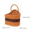 thumbnail image 2 of YSNOOWE 1Ud Canasta Colgante De De Tejido Natural Color Café Para Y Almacenaje, 2 of 6