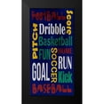 thumbnail image 2 of Prime, Marcus 9x14 Black Modern Framed Museum Art Print Titled - Sports Lingo 1, 2 of 5