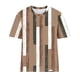 thumbnail image 4 of Fiudx Liquidación de Ahorros de Verano Top de Manga Corta con Cuello Redondo y Estampado Informal para Mujer, 4 of 4