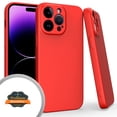 thumbnail image 2 of Xpression Cover for Apple iPhone 14 Plus 6.7" Slim Fit Hybrid Silicone Soft Gel Rubber TPU Full Body Protection Shockproof Protective Phone Case - Red, 2 of 8
