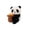 Light Brown, variant on Ktlvex Panda Plush Toy with Bamboo & Tree Stump – PP Cotton, Light Brown, for Kids, Home Decor & Gifts
